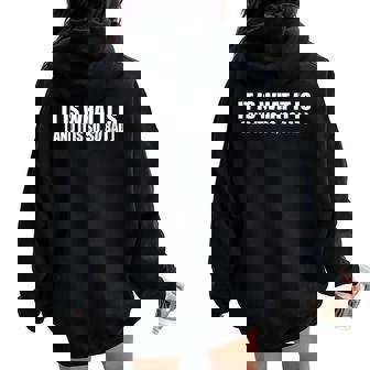 It Is What It Is And It Is So So Bad Relatable Quote Women Oversized Hoodie Back Print - Monsterry