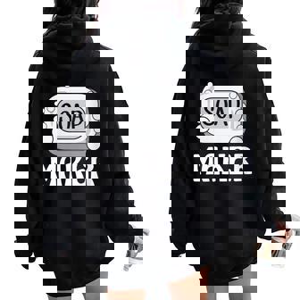 Soap Maker For Handmade Soap Crafters Women Oversized Hoodie Back Print | Mazezy