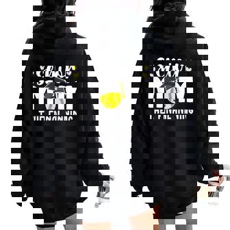 Softball Senior Mom 2026 The Final Inning Women Oversized Hoodie Back Print - Thegiftio