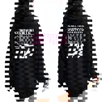 Songwriting Musicians And Music Lovers Lyric Writer Women Oversized Hoodie Back Print | Mazezy