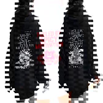 Spicy Pepper Gym For Workout Lovers And Chili Women Oversized Hoodie Back Print | Mazezy