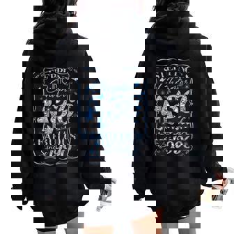 Stepping Into 36 Fabulous Since 1990 36th Birthday Women Women Oversized Hoodie Back Print - Monsterry