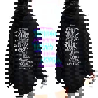 Suicide Awareness Suicide Prevention Support Survivor Month Women Oversized Hoodie Back Print | Mazezy