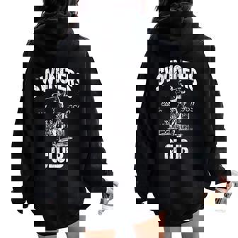 Swingers Club Golf Clubs Golf Sarcastic Golfing Men Women Oversized Hoodie Back Print | Mazezy