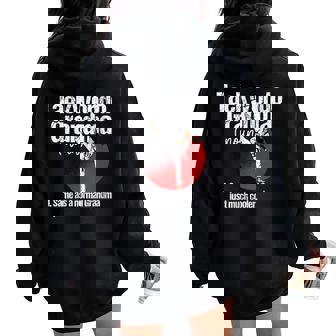 Taekwondo Grandma Definition Shirt Sassy Sports Women Oversized Hoodie Back Print | Mazezy