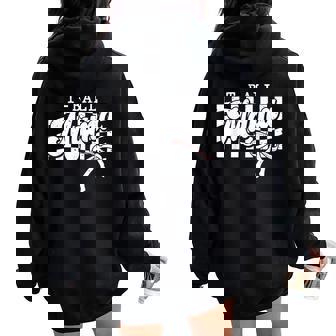 Tball Mom Ball Mama Women Oversized Hoodie Back Print | Seseable UK