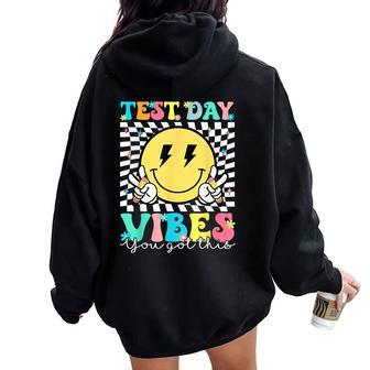 You Got This Test Day State Testing Teacher Staar Test Women Oversized Hoodie Back Print - Seseable