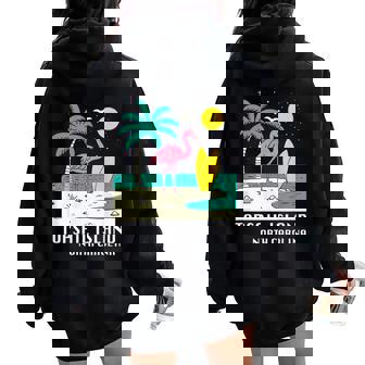 Topsail Beach Island North Carolina Souvenir Men Women Women Oversized Hoodie Back Print | Mazezy