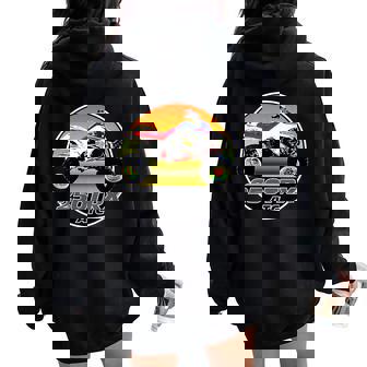 TRX 250R 1980's Vintage Retro Four Wheeler ATV ATC Women Oversized Hoodie Back Print | Mazezy