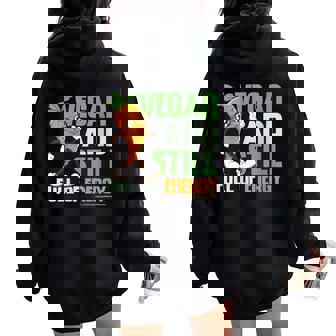 Vegan And Still Full Of Energy Carrot Vegetarian Vegetables Women Oversized Hoodie Back Print | Mazezy