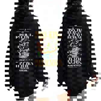 Vietnamese Cuisine Pho-King Delicious Vietnam Noddle Women Oversized Hoodie Back Print | Mazezy