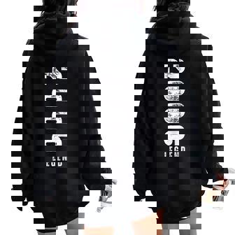 Vintage 2006 Legend Birthday Fathers Day Women Oversized Hoodie Back Print | Mazezy