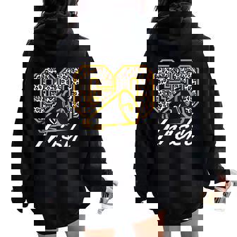 Vintage Go Cheer Irish School Spirit For Women Girls Moms Women Oversized Hoodie Back Print | Mazezy