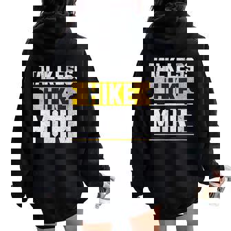 Vintage Motivational Hiking Women Oversized Hoodie Back Print | Mazezy