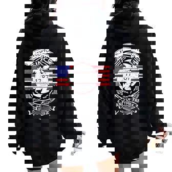 Vintage Pennsylvania Since 1787 US State Women Oversized Hoodie Back Print | Mazezy