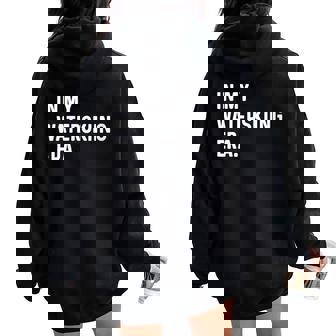 In My Water Skiing Era Waterskiing Ski Skier Skiing Women Oversized Hoodie Back Print | Mazezy