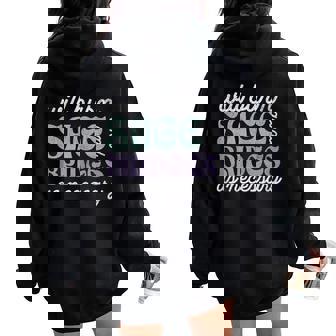 Will Burn Sage And Bridges As Needed Witchy For Women Tank Top Women Oversized Hoodie Back Print | Mazezy