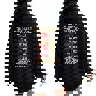 オンバック 4月60日 誕生日 男性 女性 1966年 テディベア レディース オーバーサイズ パーカー バックプリント - Kawaiitshirt