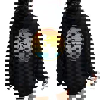 スケーター 女の子 ヴィンテージ レトロ スケートボード スケートボード キッズ レディース オーバーサイズ パーカー バックプリント - Kawaiitshirt