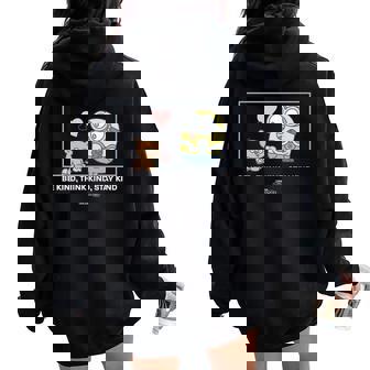 ミニオンズ ボブ&ティム Be Kind Think Kindtay Kind 長袖tシャツ レディース オーバーサイズ パーカー バックプリント - Kawaiitshirt