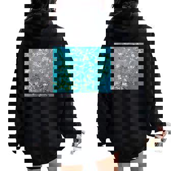 ヴィンセント・ファン・ゴッホ、アーモンドの花 レディース オーバーサイズ パーカー バックプリント - Kawaiitshirt