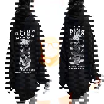 米寿祝い 犬 パグ サングラス 父 男性 女性 母 犬好き 米寿 お祝い 88歳 おもしろ おもろい 長袖tシャツ レディース オーバーサイズ パーカー バックプリント - Kawaiitshirt