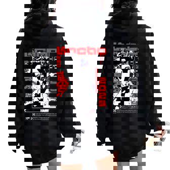 胡蝶しのぶ 繊細な花毒 レディース オーバーサイズ パーカー バックプリント - Kawaiitshirt