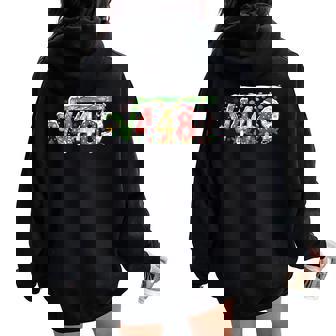 67 Meme Square Root 4489 Slang Math Teacher Christmas Women Oversized Hoodie Back Print - Thegiftio