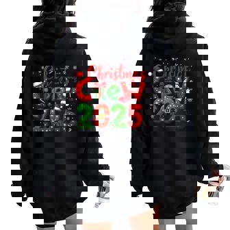Christmas Crew 2025 Snowman Xmas Family Matching Men Women Oversized Hoodie Back Print | Seseable UK