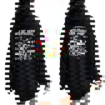 Christmas Nurse Silent Night Propofol Xmas Scrub Top Women Women Oversized Hoodie Back Print | Seseable CA