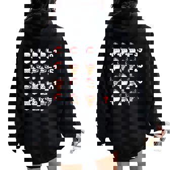 67 Math Teacher Six Seven Meme Christmas Santa Puzzle Women Oversized Hoodie Back Print - Thegiftio