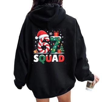 67 Meme Squad Xmas Six Seven Costume Boy Girl Women Oversized Hoodie Back Print - Thegiftio UK