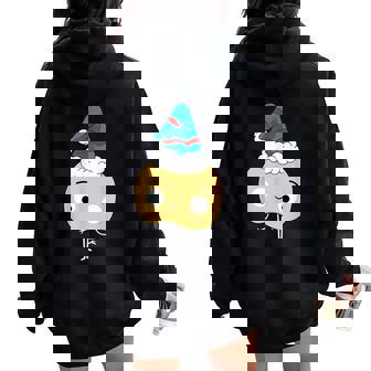 Good Egg Teacher Christmas Costume Group The Cool Bean Women Oversized Hoodie Back Print | Seseable CA