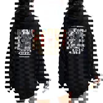 Merry Christmas Santa Claus Christmas For Women Women Oversized Hoodie Back Print | Seseable UK