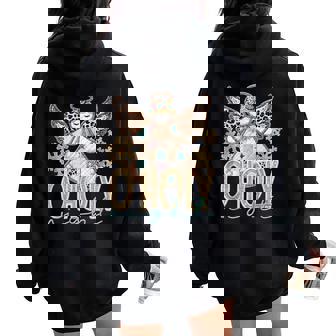 O Holy Night Patchwork Angel Christian Jesus Christmas Xmas Women Oversized Hoodie Back Print | Seseable CA