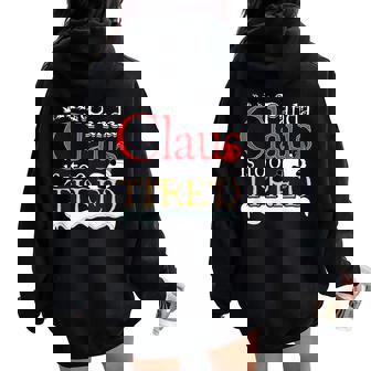 Panda Bear Cute Animal Lover Panda Ugly Christmas Women Oversized Hoodie Back Print | Seseable CA