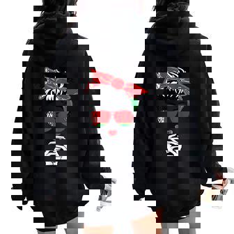 Cool Belarusian Coffee Mom Girl Sis Aunt Belarus Flag Print Tank Top Women Oversized Hoodie Back Print | Mazezy