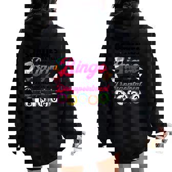 Cool Bingo For Men Women Bingo Gambling Bingo Player Women Oversized Hoodie Back Print | Mazezy
