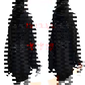 CuteComfy Most Likely To Bring Up Politics Christmas Women Oversized Hoodie Back Print | Mazezy