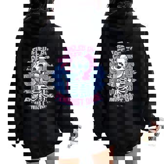 Fueled By Coffee & Feminist Rage Feminism Female Women Right Women Oversized Hoodie Back Print | Mazezy