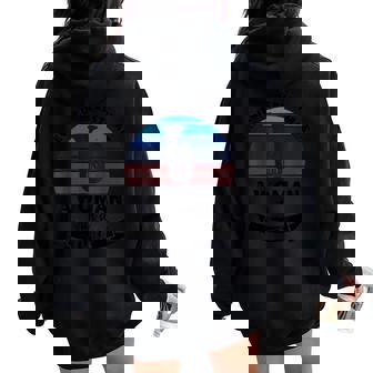 Woman With Tuba Music Mom Secret Santa Women Oversized Hoodie Back Print | Mazezy