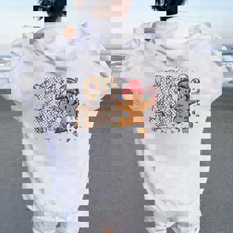 Christmas Oh Snap Baking Gingerbread Man Women Women Oversized Hoodie Back Print | Mazezy