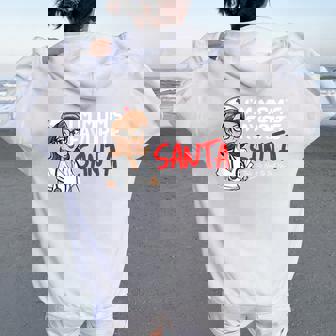 I’M Mom’S Favorite Nurse Daughter Christmas Xmas For Women Women Oversized Hoodie Back Print | Mazezy