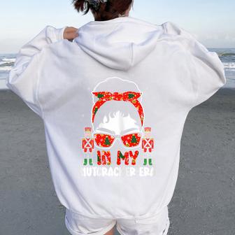 In My Nutcracker Era Cute Groovy Xmas Women Oversized Hoodie Back Print - Thegiftio UK