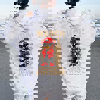 3月30日 誕生日 男性 女性 1996年 素晴らしいテディベア レディース オーバーサイズ パーカー バックプリント - Kawaiitshirt