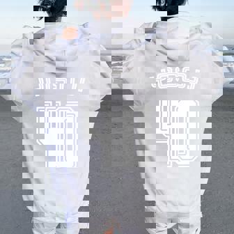 40 歳 誕生日 四十路 祝い 40歳 40才 お祝い 男性 女性 アラフォー 父 母 バックプリント 長袖tシャツ レディース オーバーサイズ パーカー バックプリント - Kawaiitshirt