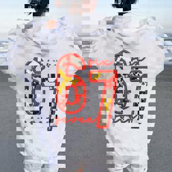 67 Meme Girls Preppy Aesthetic 6-7 Maryland Flag Women Oversized Hoodie Back Print | Mazezy