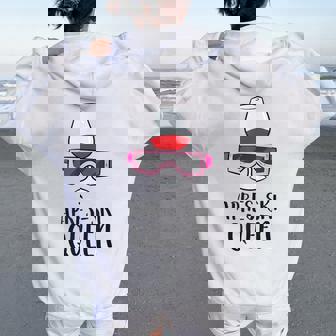 Apreski Queen Felpa con cappuccio oversize da donna con stampa posteriore - Novitaregali