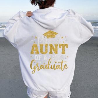 Aunt Senior 2026 Proud Aunt Of A 2026 Graduate Done 2026 Women Oversized Hoodie Back Print - Thegiftio UK