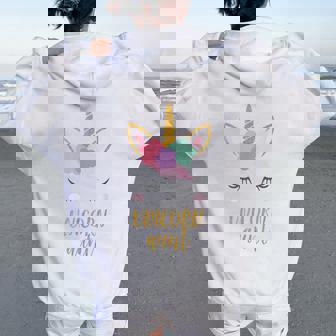 Aunt ユニコーン シャツ かわいい ユニコーン 叔母 ギフト レディース オーバーサイズ パーカー バックプリント - Kawaiitshirt